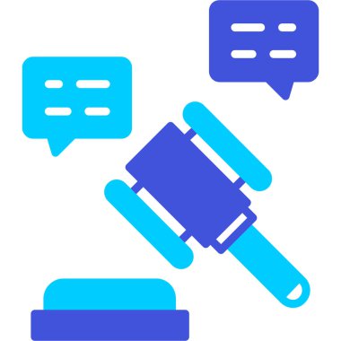 kanun simgesi vektör illüstrasyonu