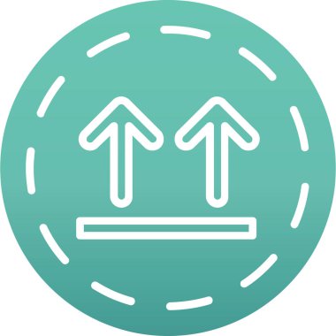 ok simgesi vektör illüstrasyonu