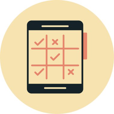 Smartphone Simgesi, vektör illüstrasyonu