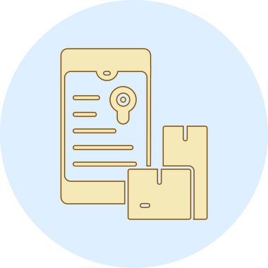 mobil uygulama simgesi vektör illüstrasyonu