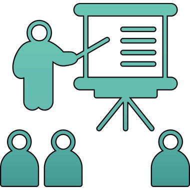 izleyici sunum simgesi