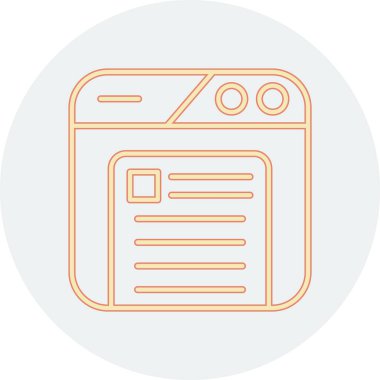 Uygulama modern simgesinin vektör illüstrasyonu