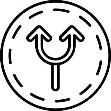 ok simgesi vektör illüstrasyonu