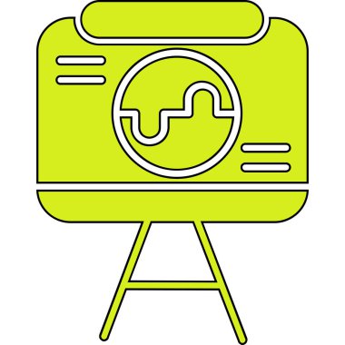 Seo arama simgesinin basit vektörü