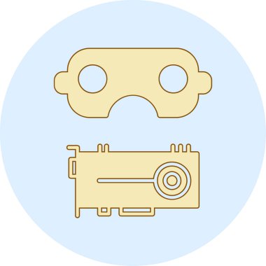 Modern oto tamir simgesinin vektör illüstrasyonu