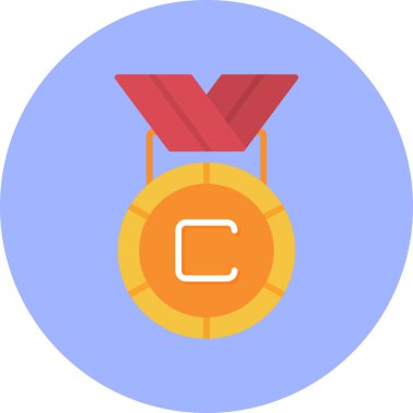 Web simgesi, vektör çizim madalya