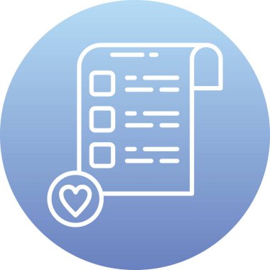 Belge. Web simgesi basit illüstrasyon