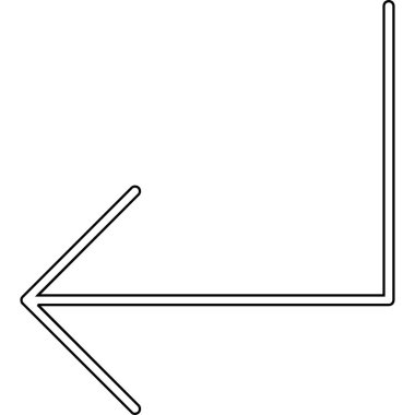 ok simgesinin vektör illüstrasyonu