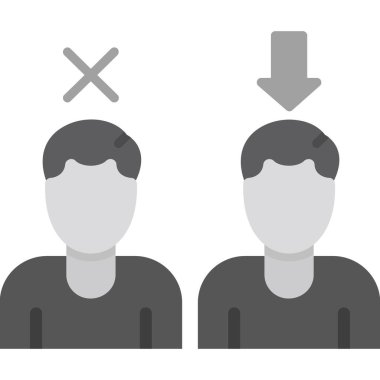 İnsan simgesinin vektör illüstrasyonu