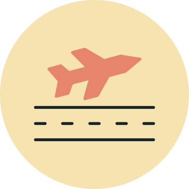 Uçak. Web simgesi basit tasarım