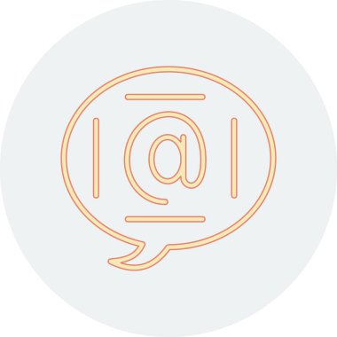 Konuşma baloncukları simgesi, vektör illüstrasyonu