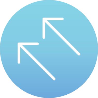 ok simgesi, vektör illüstrasyonu