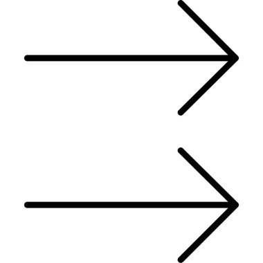 Ok simgesi tasarımı, vektör illüstrasyonu 10 grafik