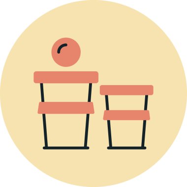 Kap ikonu vektör illüstrasyonu