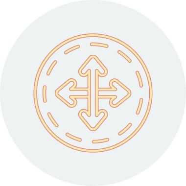 Modern simgenin vektör illüstrasyonu