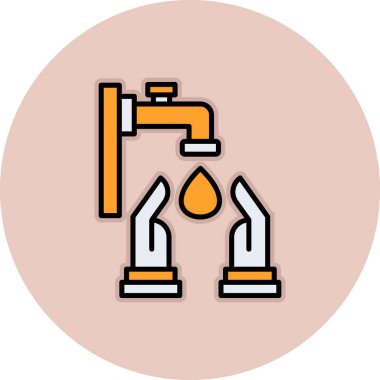 tap. Web simgesi basit illüstrasyon