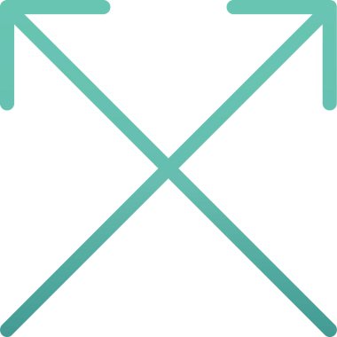 Yön ok ikonu vektör illüstrasyonu