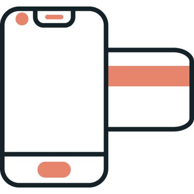 filedoutline biçiminde pil şarj mobil simgesi