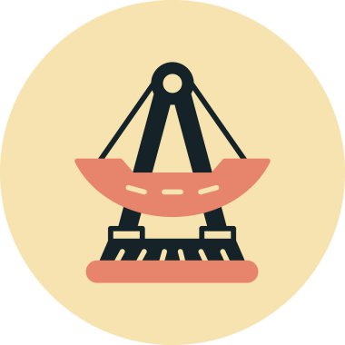 vinç simgesi vektör illüstrasyonu