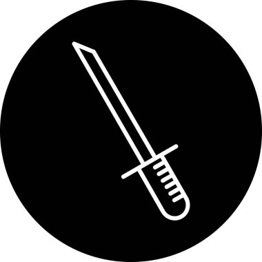 vektör bıçak ağ simgesi