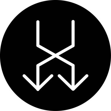 ok simgesi vektör illüstrasyonu