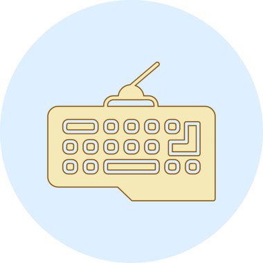 Uzaktan kumanda. Web simgesi basit illüstrasyon