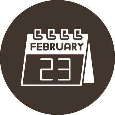 Tarih, simge, vektör illüstrasyonlu takvim