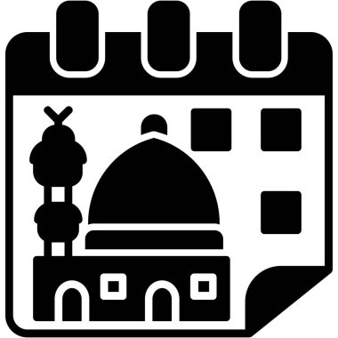 Bina. Web simgesi basit illüstrasyon