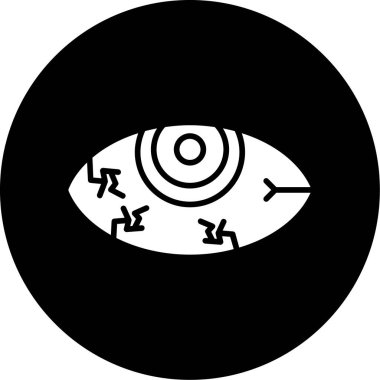 Göz simgesi vektör illüstrasyonu