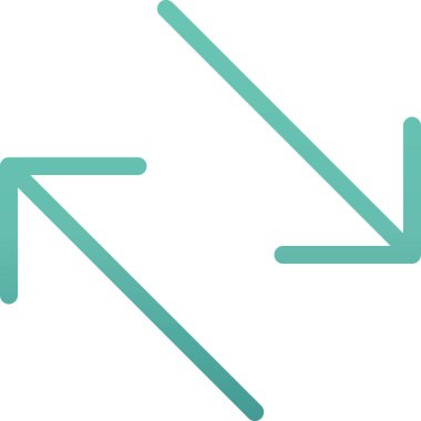 ok ana hatlar biçiminde simge aşağı