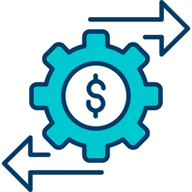 Teçhizat Web simgesi basit illüstrasyon