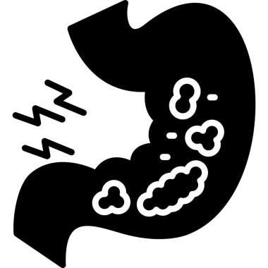 Midem. Web simgesi basit illüstrasyon