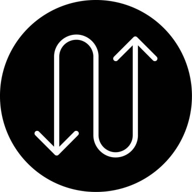 ok simgesi vektör illüstrasyonu