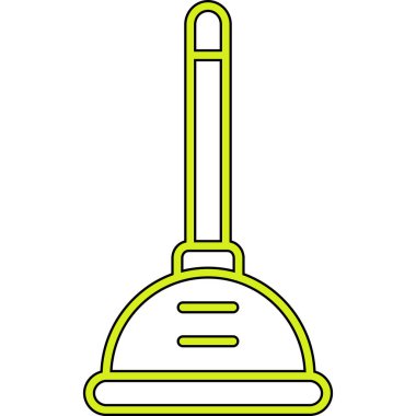 Kışın soğuk soğuk ikon - taslak biçimi