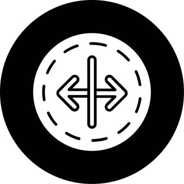 Ok. Web simgesi basit illüstrasyon