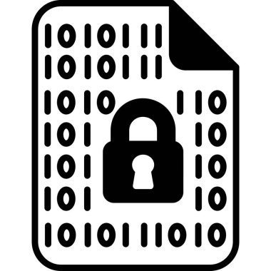 Kilit. Web simgesi basit illüstrasyon