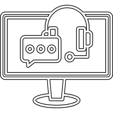 TV çizgisi simgesine sahip kamera