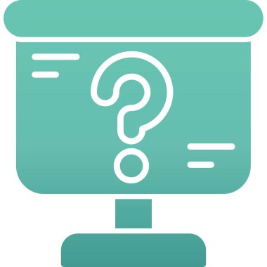 Soru işareti vektör illüstrasyonu