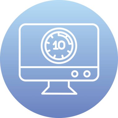 izleyici ikon vektör illüstrasyonu