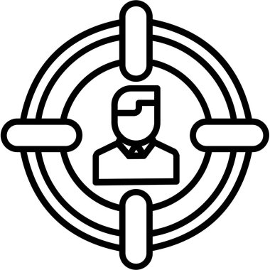 İş simgesinin vektör illüstrasyonu