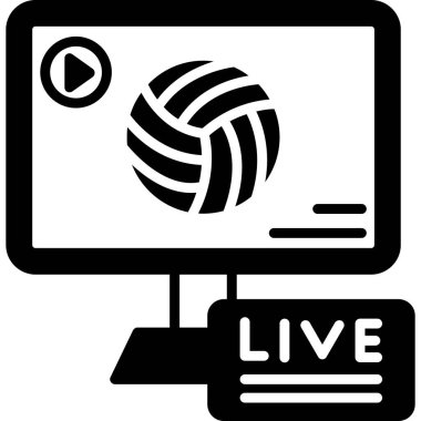 Canlı spor. Web simgesi