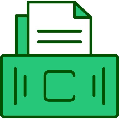 Dosya. Web simgesi basit illüstrasyon