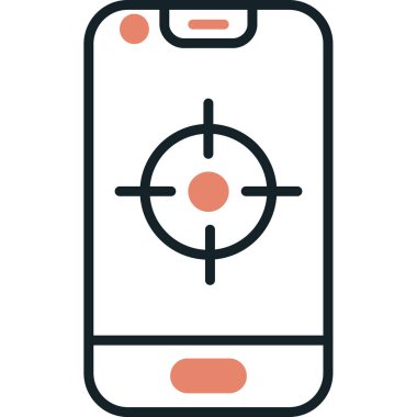 Cep telefonu. Web simgesi