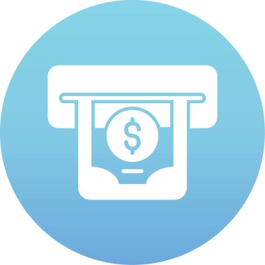 Para ikonu. düz tasarım biçim vektör çizimi.