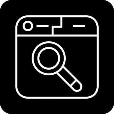 seo modern simgesinin vektör illüstrasyonu