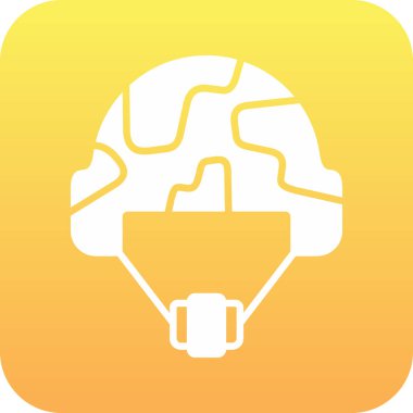 Soyut arkaplanda ampul simgesi izole edildi