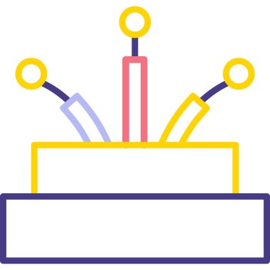 şebeke. Web simgesi basit illüstrasyon