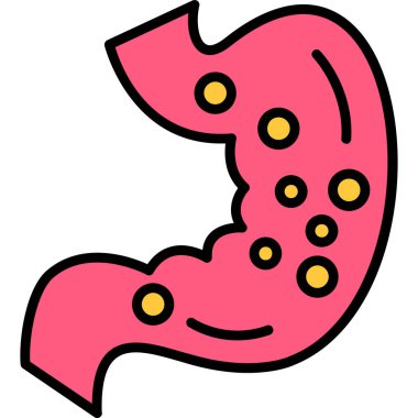 Midem. Web simgesi basit illüstrasyon