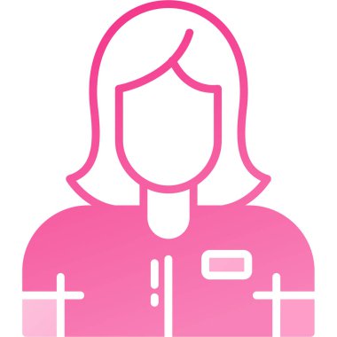 Bir kadının vektör illüstrasyonu