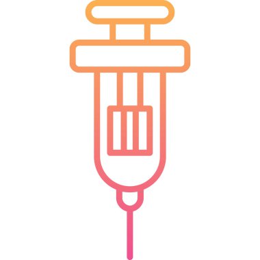 Kan tüpü ikonu vektör illüstrasyonu